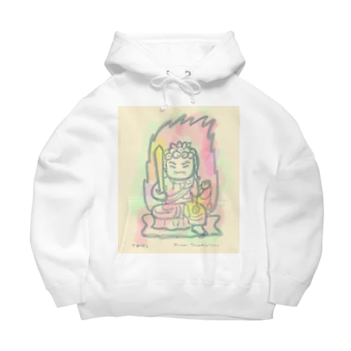 ゆる仏画「不動明王」 Big Hoodie