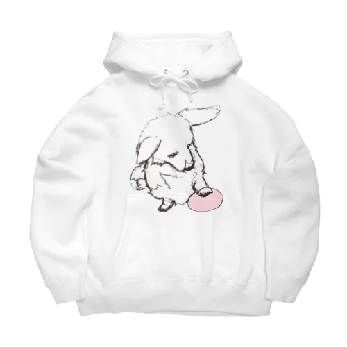 ボールあそびコーギー（色なし） Big Hoodie