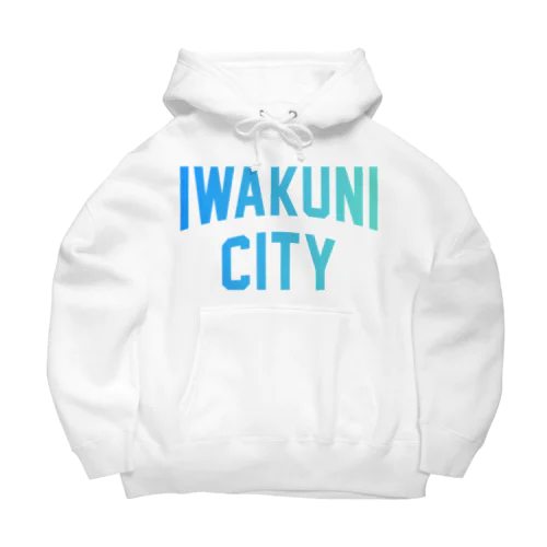 岩国市 IWAKUNI CITY　ロゴブルー Big Hoodie