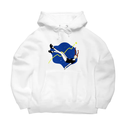 夜空浮遊少女 Big Hoodie