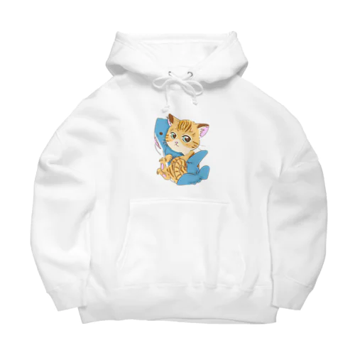 サメ好き猫さん Big Hoodie