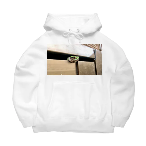 人間みたいなカエルくん Big Hoodie