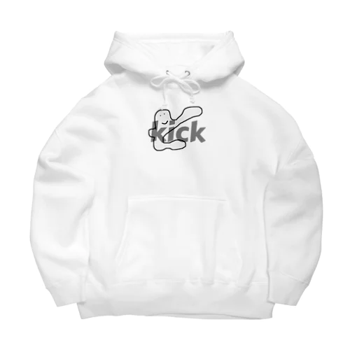 kickなめんなkick,kick ビッグシルエットパーカー