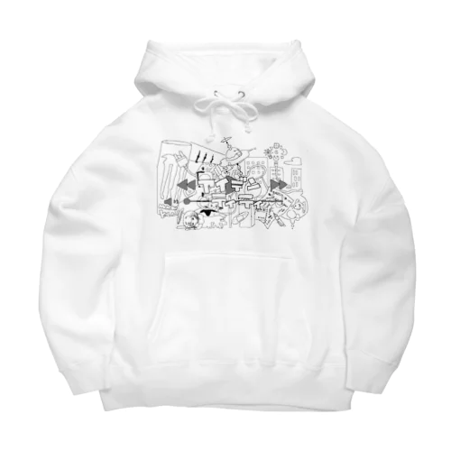 纏アイデンティティ Big Hoodie