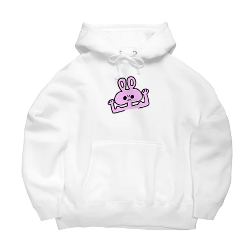 細マッチョおこうさぎ Big Hoodie