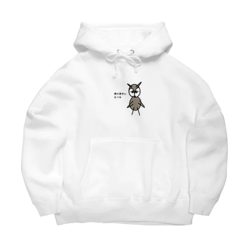 メガネフクロウのゴルゴ Big Hoodie