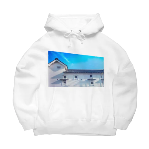 青い空　白い壁 Big Hoodie