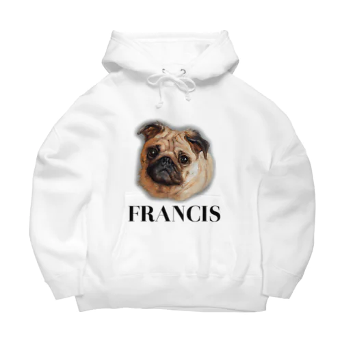 Francis #2 [Francis the pug] ビッグシルエットパーカー