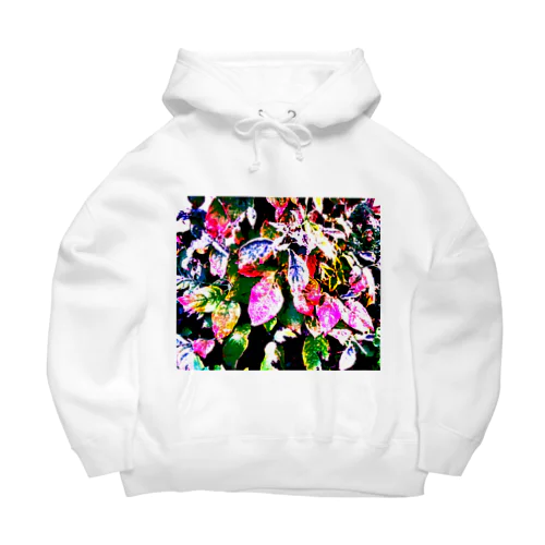 秋冷えに　赤 Big Hoodie