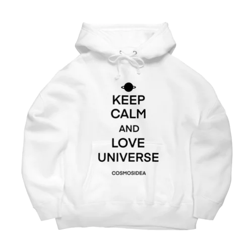 KEEP CALM AND LOVE UNIVERSE  ビッグシルエットパーカー