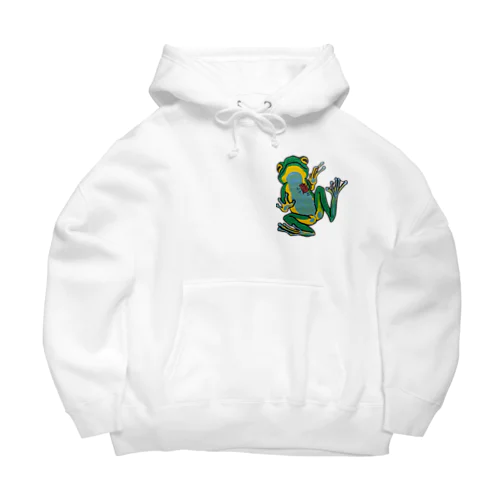 ドキドキカエル Big Hoodie