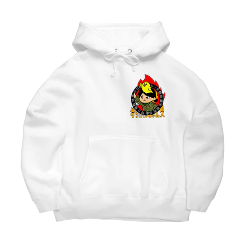 迷彩鳥おばさん Big Hoodie