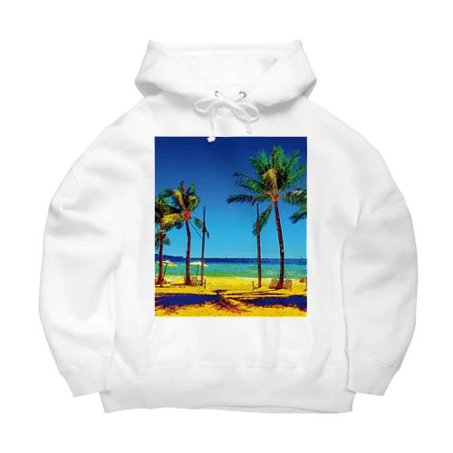 フィリピン ボラカイ島のビーチ Big Hoodie