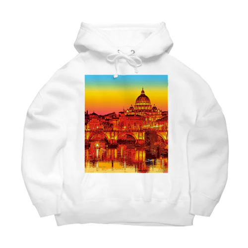 イタリア ローマの夕暮れ Big Hoodie