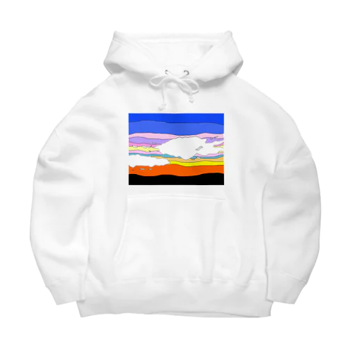 Sunset in Belgium  Big Hoodie