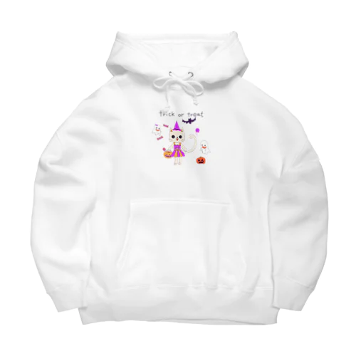 トリック・オア・トリート　ねこ Big Hoodie