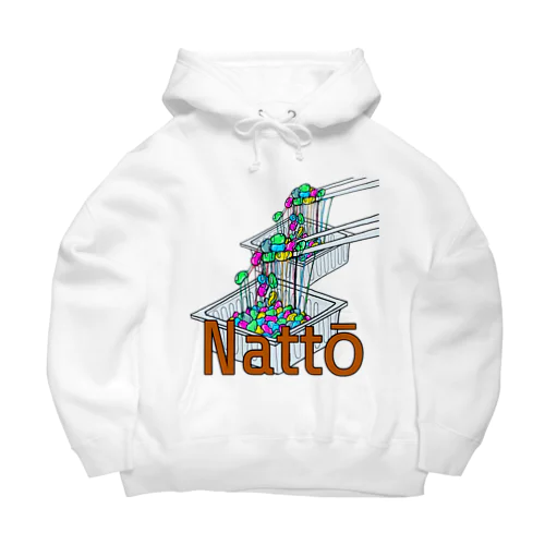 Nattō ビッグシルエットパーカー