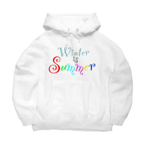 Winter is Summer 黒 Big Hoodie