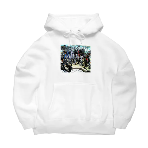 自転車ドミノ Big Hoodie