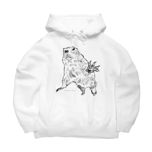 アルプスマーモット Big Hoodie