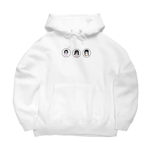 3人の女の子 Big Hoodie