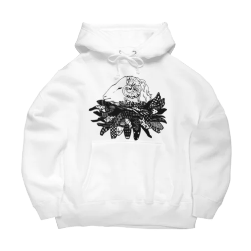 鼓草のお顔 Big Hoodie