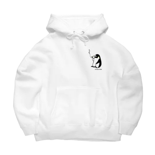 いっぷくペンギン Big Hoodie