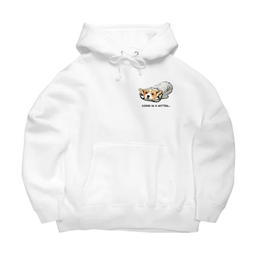 ミトンに入ったコーギー Big Hoodie