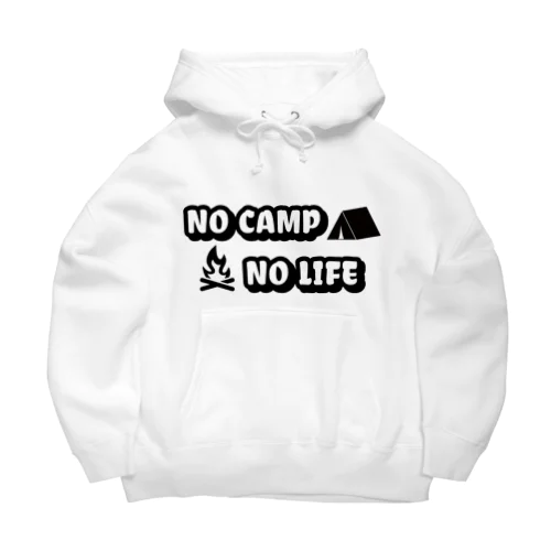 NO CAMP NO LIFE ビッグシルエットパーカー