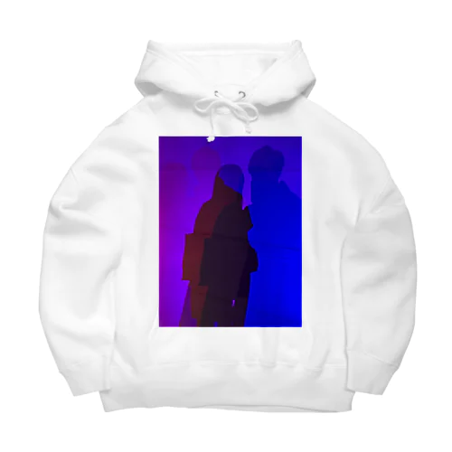 ネオンライトの Big Hoodie