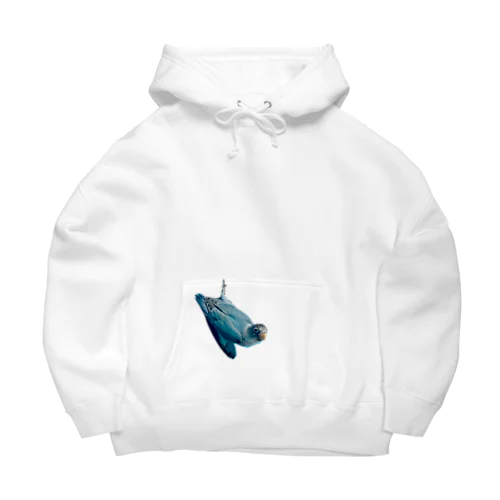 ボタンインコのラムネぶら下がり Big Hoodie