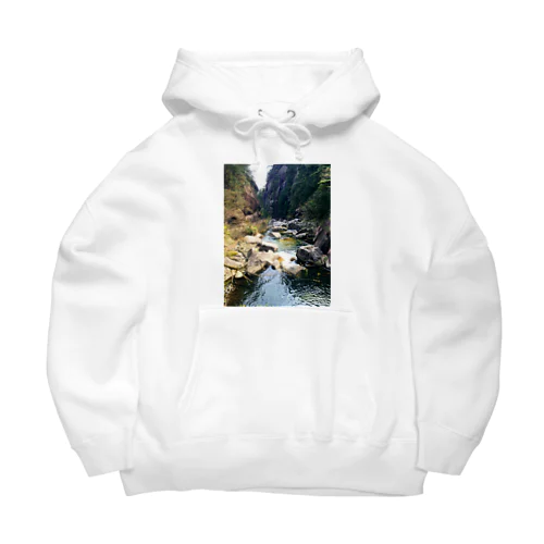 Rivers and waterfalls of nature Big Hoodie