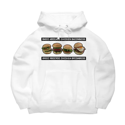 ハンバーガーズ Big Hoodie