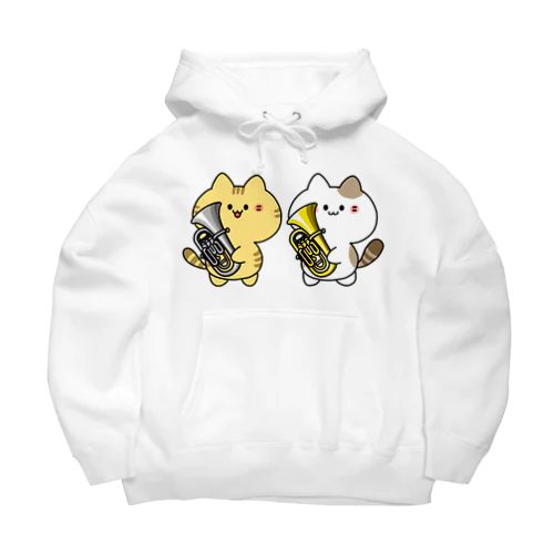 ユーフォニアム吹きのねこたち Big Hoodie