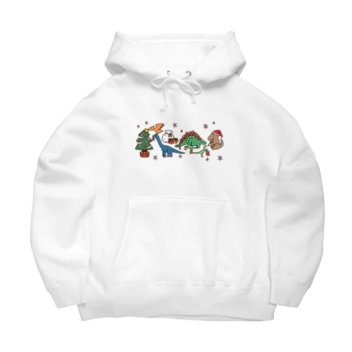 恐竜たちのクリスマス Big Hoodie