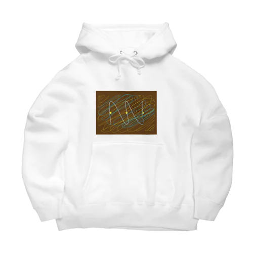 monyomonyo-brown Big Hoodie