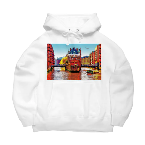 ドイツ ハンブルクの倉庫街 Big Hoodie