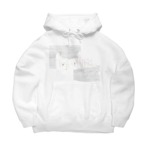 高架下の消された落書き Big Hoodie