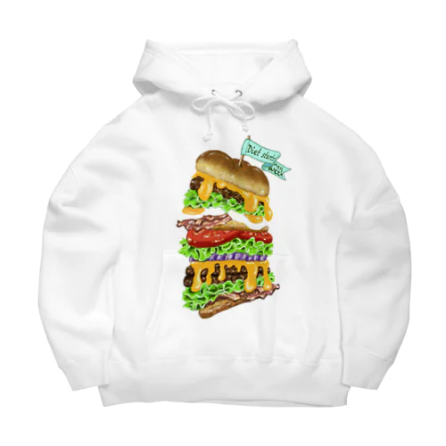 ハンバーガー Big Hoodie