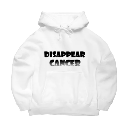 Disappear cancer ビッグシルエットパーカー