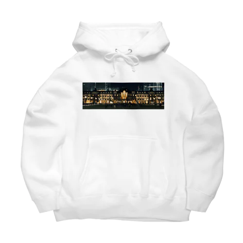 夜の東京駅 Big Hoodie