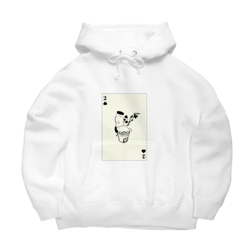 【エリンギトランプ】スペードの2 Big Hoodie