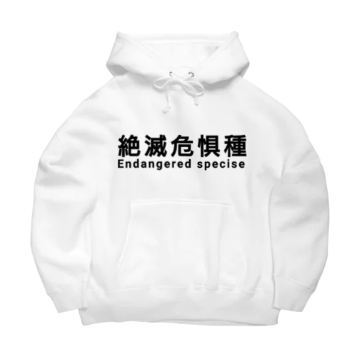 絶滅危惧種 Big Hoodie