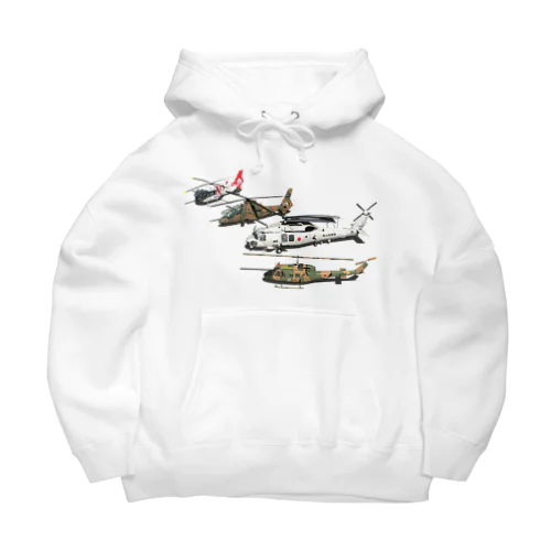 4heli1 ビッグシルエットパーカー