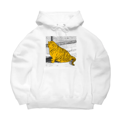 デブトラちゃん モノクロ背景 Big Hoodie