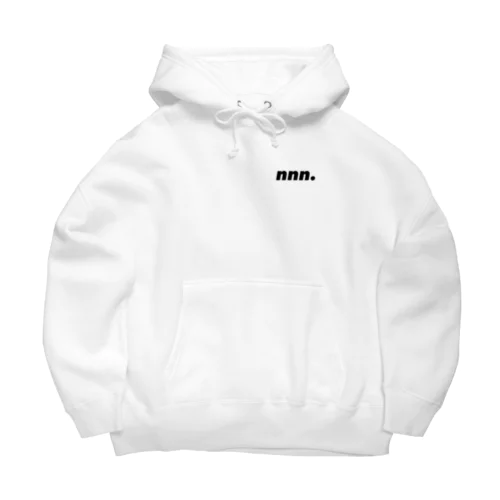 nnn.ロゴ Big Hoodie