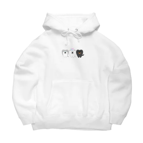 3匹のけんしんくん Big Hoodie