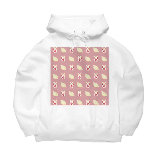 餃子ぷに　ピンク Big Hoodie