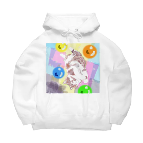 ふんわりカラフルすこちゃんｖ Big Hoodie