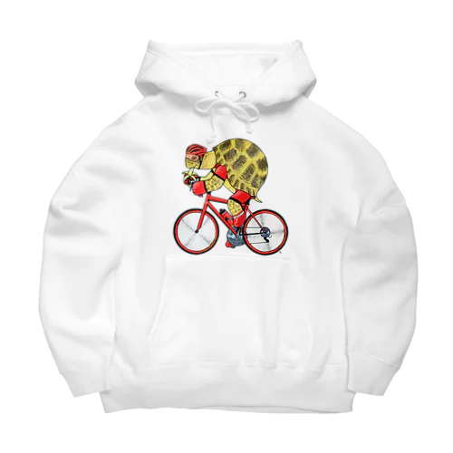 カメの自転車乗り Big Hoodie